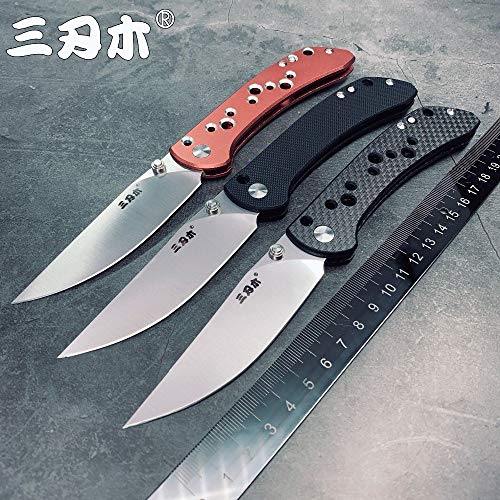 Sanrenmu 9165 Tasche Folding Messer Falten 12C27 Stahl Rettung Überleben Werkzeug Outdoor Camping EDC Mini Taktische Huinting Messer CS GEHEN (AW)