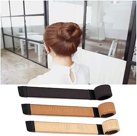 Amazon Co Jp お団子 お嬢様風髪型 ヘアアレンジ ヘアメーカーツール お祭り 浴衣 和装 成人式 まとめ髪用グッズランダムな色 3個 ホーム キッチン