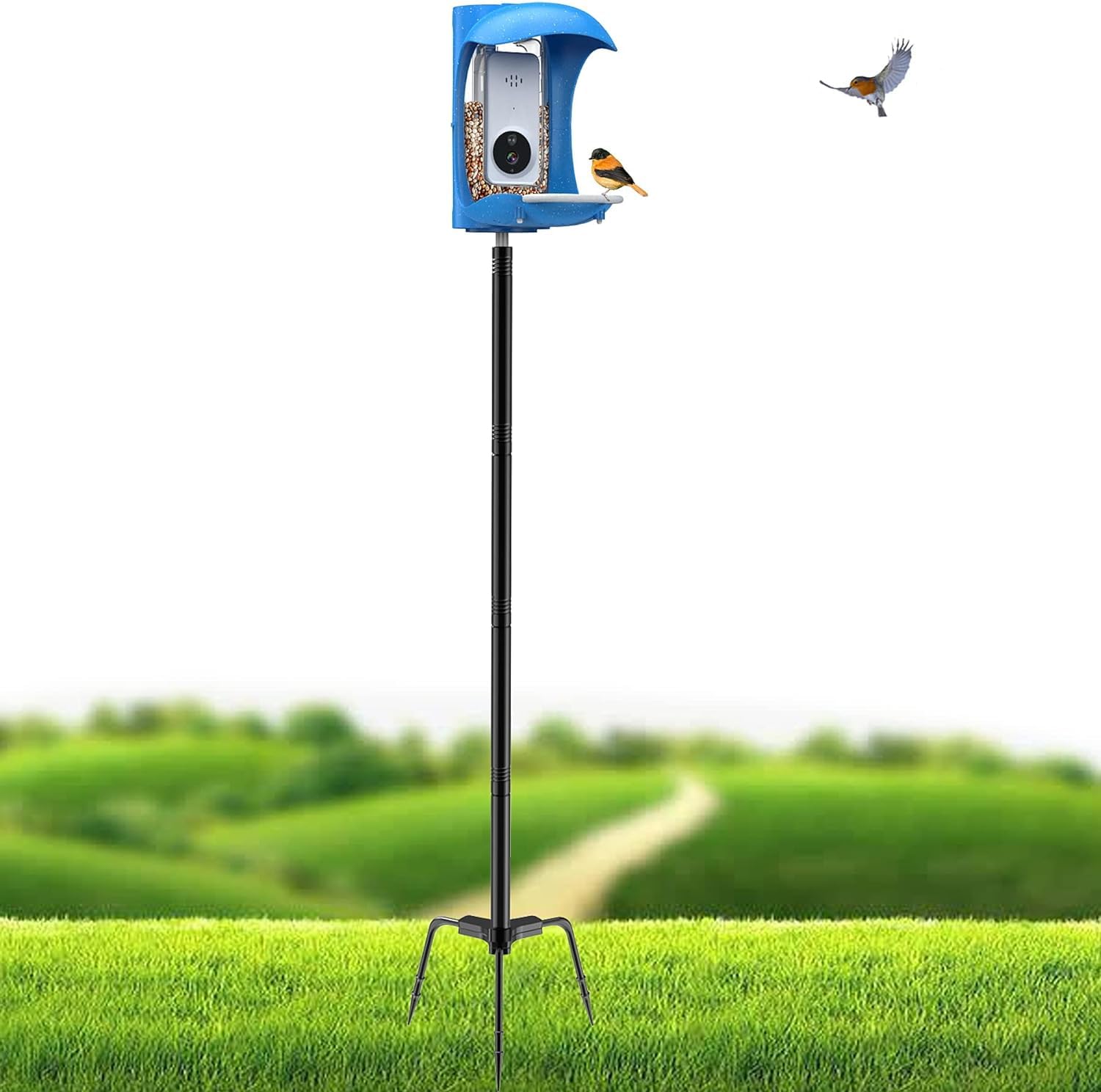 birddock-bird-feeder-pole-78-inch-bird-house-pole-mount-kit