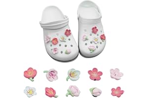 NDTEZUGT Flower Shoe Charms Replacement Charms for Shoes, Shoe Decoration Charms for Girls Women Clogs Sandals
