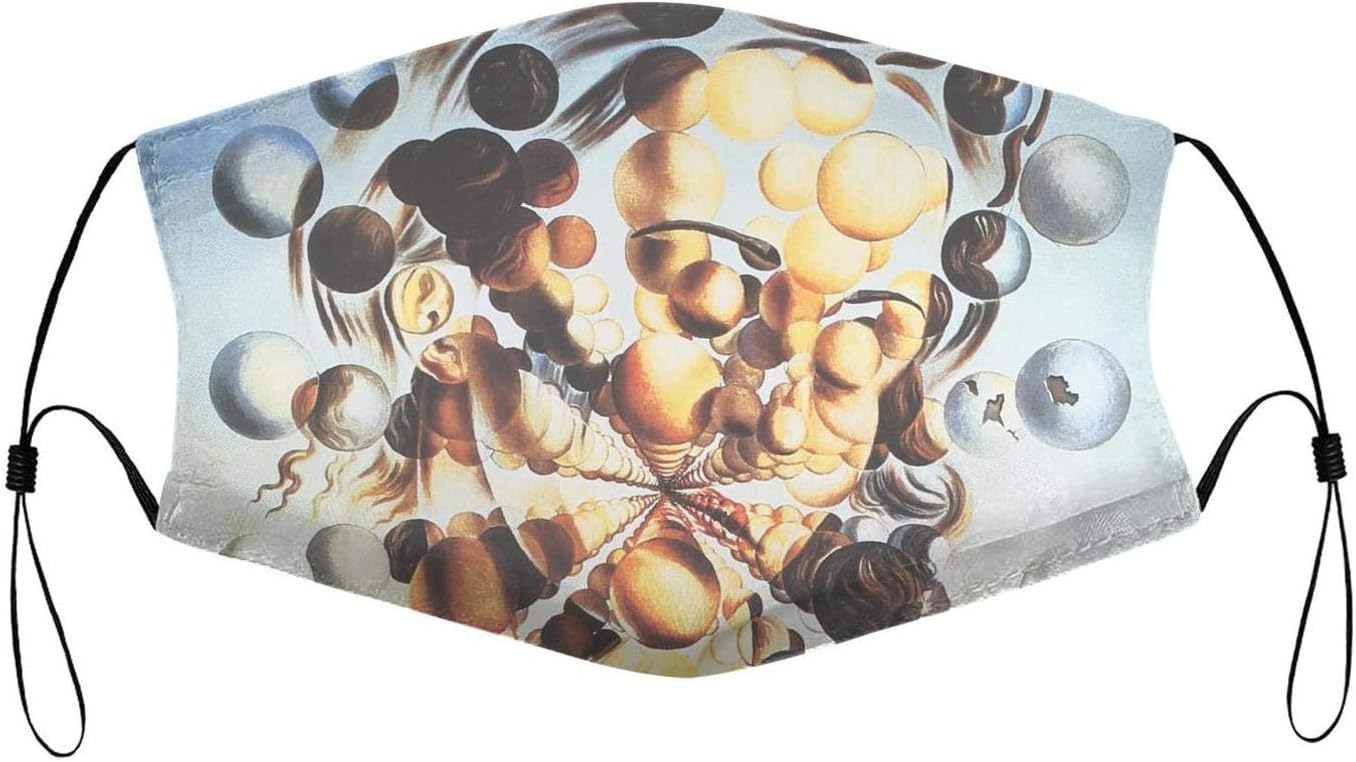 Men's Women Cool Mouth Cover Salvador-Dali-Hamlet3- Anti Pollution Washable and Reusable Face Ma_sk