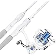 KastKing Centron Lite Fishing Rod and Reel Combo, IM6 Graphite 2Pc Blanks, Stainless Steel Guides with Ceramic Rings, Contoured EVA Handles & Fighting Butt, Split or Full Rear Handle Design, 13 Models