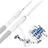 KastKing Centron Lite Fishing Rod and Reel Combo, Baitcaster &amp; Spinning | 2-Piece Rod, IM6 Graphite Blanks, Stainless Steel Guides with Ceramic Rings, EVA Handle, Freshwater Fishing