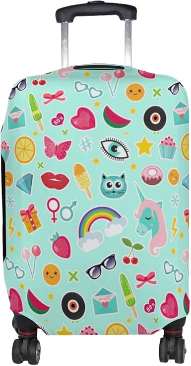 emoji unicorn suitcase