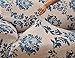 Elvoes Floral Printed Sofa Cover Anti-Slip Elastic Slipcover Stretch Polyester Fabric Soft Furniture Protector Couch Cover (Three seater(74''-90''), Provence)