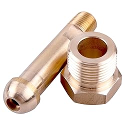 CGA-580 Brass Nut & 3 Inch Nipple Regulator Helium