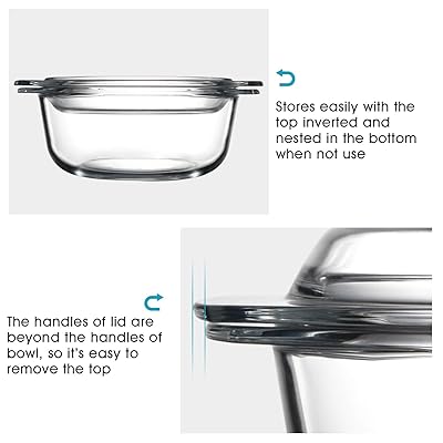 casserole dish with glass lid