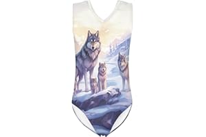 ZFRXIGN Leotards for Girls Gymnastics 3-14 Years Kids Dance Clothes Summer Beachwear