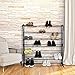 Blissun 7 Tiers Shoe Rack, 35 Pair Shoe Shelf Storage Organizer Cabinet, (Black)