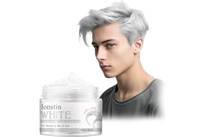 Temporary Hair Color Wax,lonstin Washable Temporary Hair Clay Color for Kids Girls Women & Men Dark Hair, Party, Cosplay, Chr