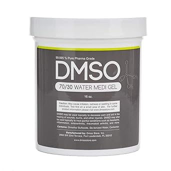 Amazon Com Dmso Dimethyl Sulfoxide 70 30 Gel With Distilled Water Pharma Grade 99 995 Pure 1 Pound 16 Oz Industrial Scientific