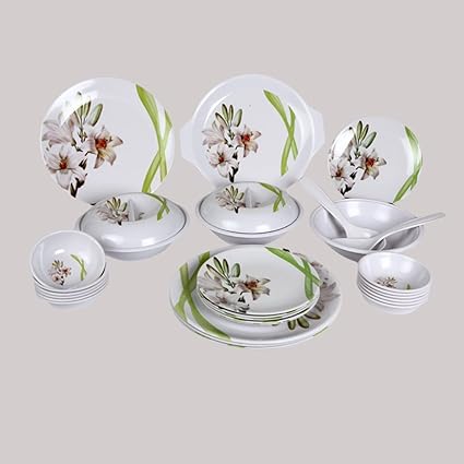 Eagleware Melamine Dinner Set - Pack of 33