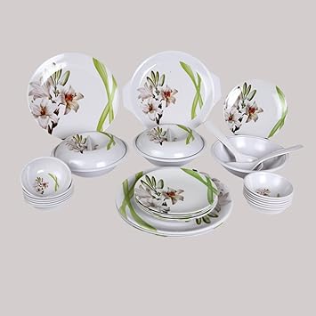 Eagleware Melamine Dinner Set - Pack of 33