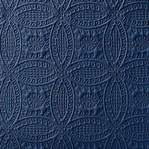 VEEYOO Bedspread Quilt Set King/Cal King Size - Soft Microfiber Lightweight Coverlet Quilt Set for All Season, Quilt Set 3 Piece (1 Quilt, 2 Pillow Shams), Blue