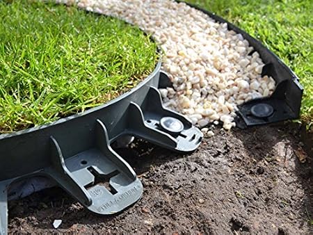 Best4Garden no-dig reciclado borde del césped economía - verde 60 ...
