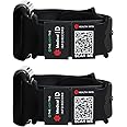 Theluckytag Medical Alert ID Tag for Watch Band Engraved QR Code Watch Safety Plate, Fitness Runners ID tag for Sport Smartwatch - More Space Custom Emergency Medical Info-Without Watchband