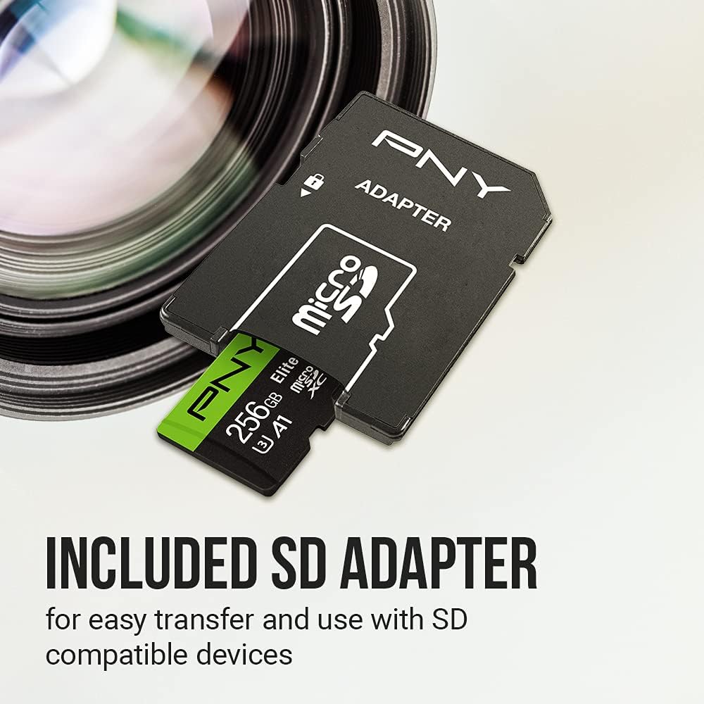 PNY 64GB Elite-X Class 10 U3 V30 microSDXC Flash Memory Card 3-Pack - 100MB/s, Class 10, U3, V30, A1, 4K UHD, Full HD, UHS-I, micro SD: Computers & Accessories