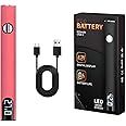 Cordless Soldering Iron- 510 Threaded Battery Pen, 650mAh USB Rechargeable Battery, LED Digital Display, Adjustable Temperature Soldering Kit for Home Appliance Electronic Repair (510 Battery-Pink)