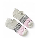 BOMBAS Women's Ankle Socks (Wisteria/Grey, Medium)