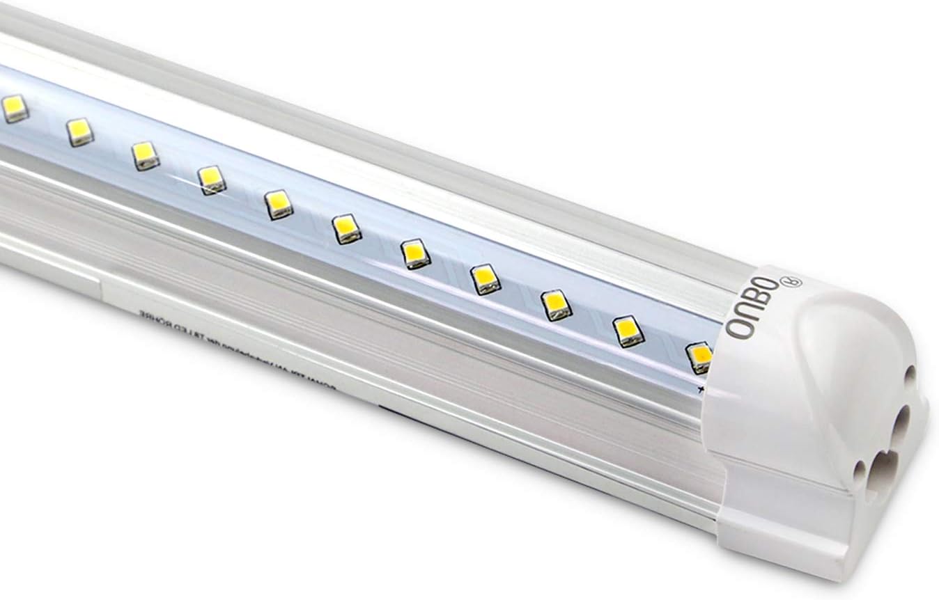 OUBO LED Leuchtstoffröhre mit Fassung komplett 120CM LED Tube T8 Röhre