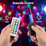 Katomi Smoke Machine 500W with 8 RGB LEDs 3m Control, 2 Remotes view 4