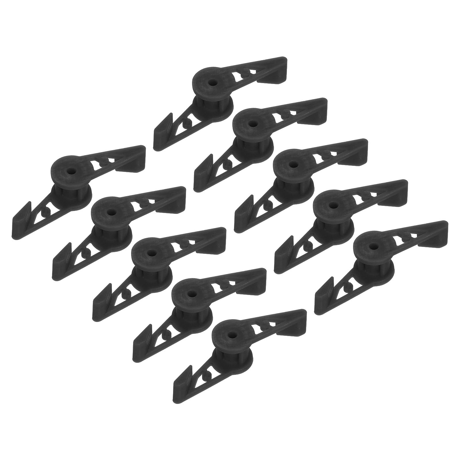 PATIKIL 360 Degree Plant Stem Training Clips, 30 Pcs Adjustable Plant Bender for Low Stress Training Control, Black