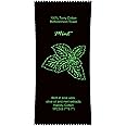 Moist Cotton Towel Bulk Moist Towelettes Individually Wrapped 8.7" x 8.7",White Towel Services,Refreshment Pre Moistened Towels for Travel Sport Party Spa Dentist (1 Count (Pack of 100), Mint)