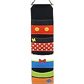 RUNROLE 4 Pocket Canvas Fish Extender - 10 Inch Width, Portable, Easily Customize, Hanging Storage Organizer, 2026&2027 FE for Gift Exchanges and Pixie Dust, Cruise Essentials