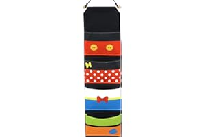 RUNROLE Fish Extender for Disney Cruise Line - 10 Inch Width, 2, 3, 4 Pockets, Easily Customize, Hanging Storage Organizer, 2025&2026 FE for Gift Exchanges and Pixie Dust