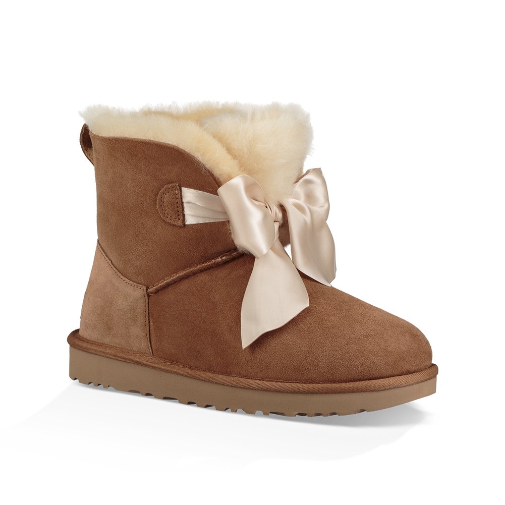 ugg women's w gita bow mini fashion boot