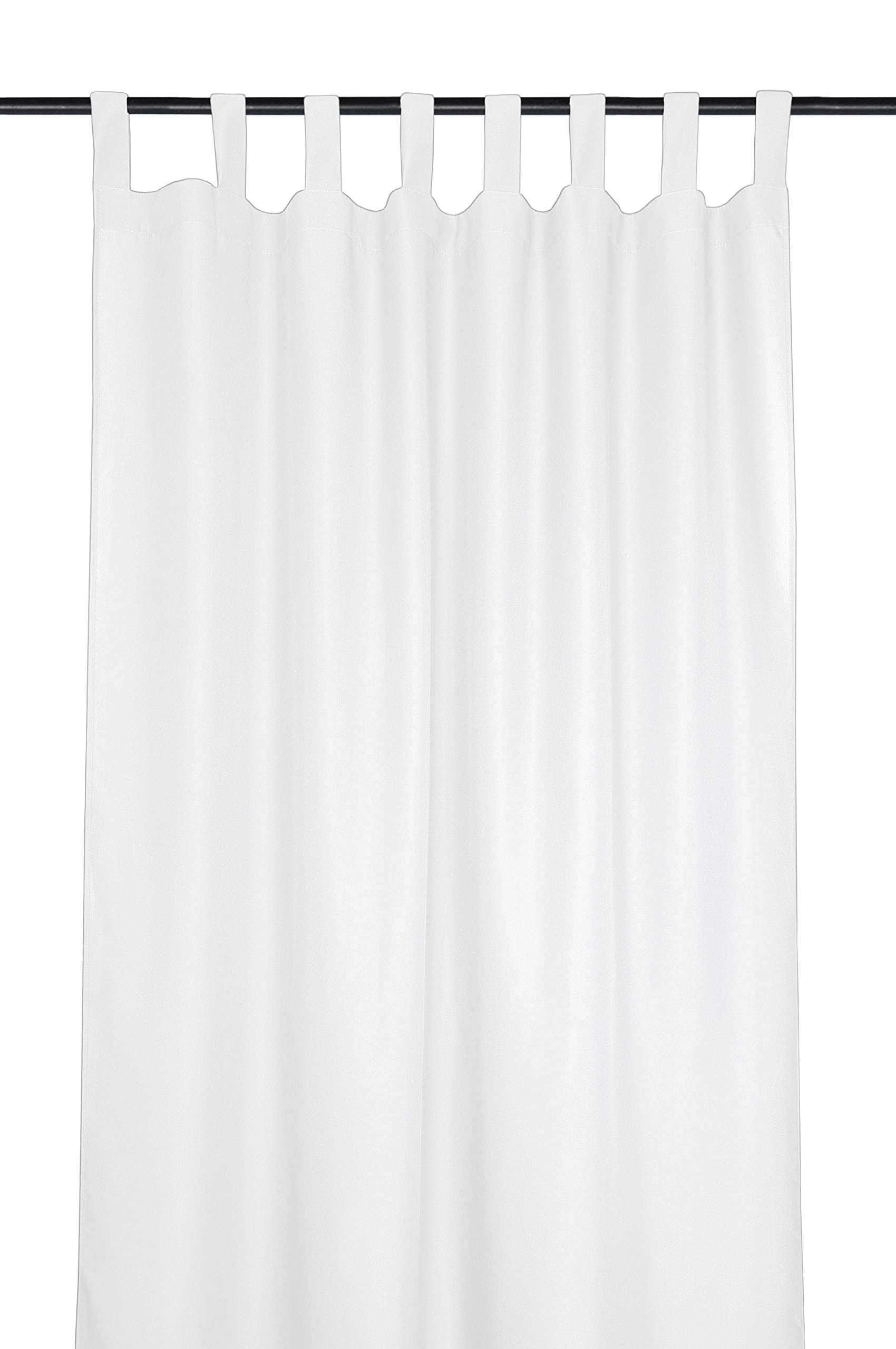 Lovely Casa Nelson Curtain 135 x 260 cm 100% Polyester White