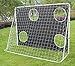 KLB Sport 7' x 5' Steel 3 in 1 Soccer Goal Targets W/Nets (Black)