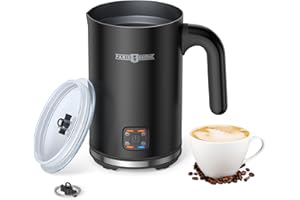 Milk Frothers, 4-in-1 Automatic Warm and Cold Milk Foamer,PARIS RHÔNE Electric Milk Frother and Steamer for Coffee, Milk Warm