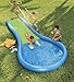 HearthSong Inflatable Water Slide Splash Pool Summer Toys Outdoor Play 12'L Heavy-Duty Vinyl Easy Set Up Ages 4-12