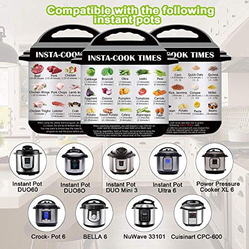 3 in 1 Electric Pressure Cooker Cook Times Quick Reference Guide