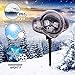 Snowfall LED Lights IP65 Waterproof 2018 Mini Christmas Snowflake Projector Lamp Indoor Outdoor New Year Decoration Light with RF Remote & Timer(High Brightness)