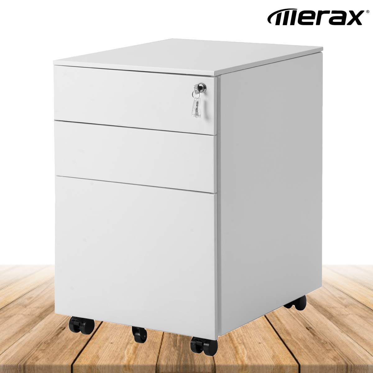 Merax 3 Drawer File Cabinet Mobile Metal Pedestal Filing Cabinets With Lock Key 5 Rolling Casters Fully Assembled Home Office Office Products Cjp Org In