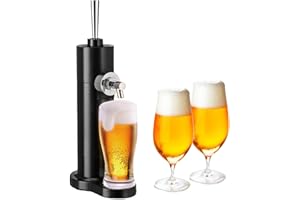 Draft Pour Beer Dispenser,Canned Beer Draft System,Beer Foam Maker,Mini Kegerator,Beer Can Tap,Converts Any Can Into Draft fo