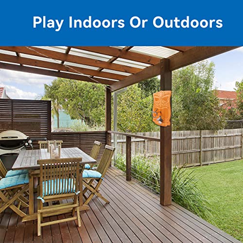 GSE Hook and Ring Toss Game Wall Mount for Adults Kids, Ring Hook Ring