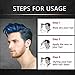 BMK Blue Color Hair Wax Matte Hairstyle Pomades Disposable Temporary Modeling Natural Hair Styling Wax for Party, Cosplay, Nightclub, Masquerad, Halloween