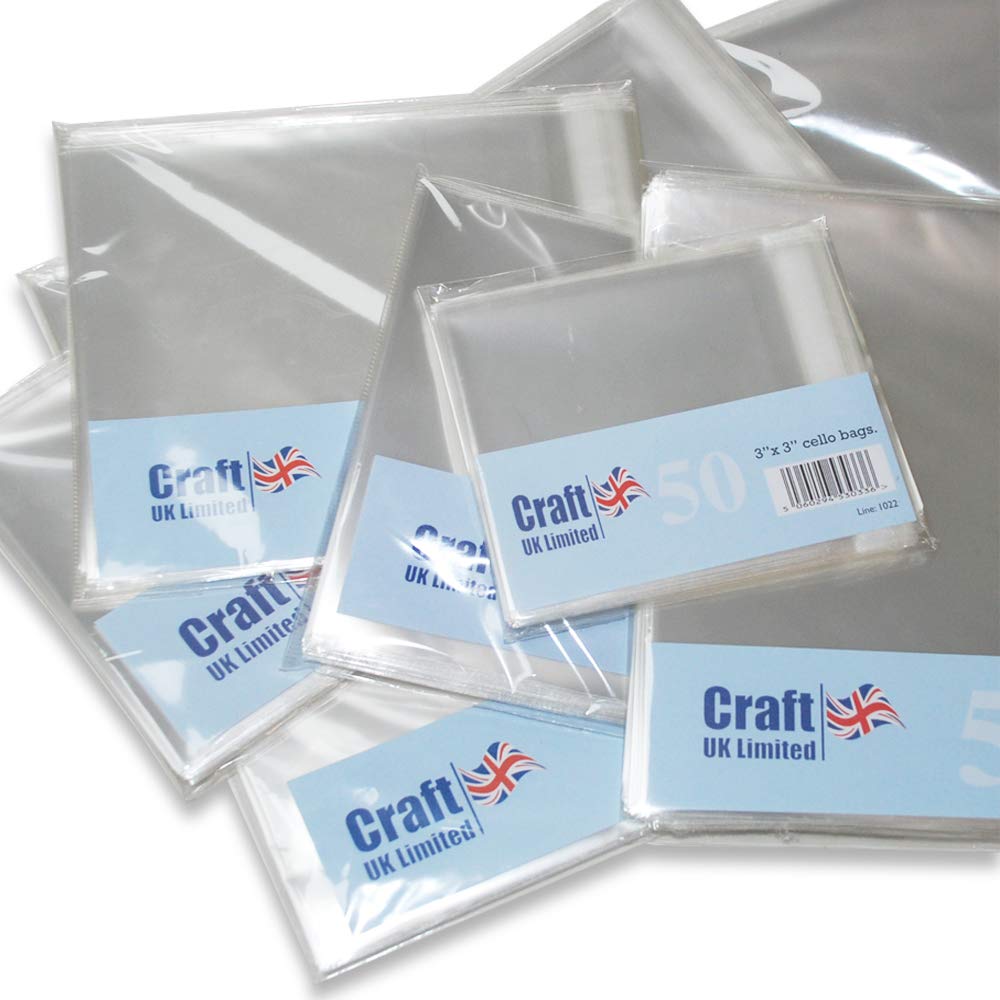 Craft UK 794 6X6 50 Cello Bags- Buy Online in United Arab Emirates at