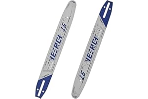 Yeerch 16 Inch Chainsaw Bar 56 Drive Links 3/8"LP Pitch .050" Gauge, 16 Chainsaw Guide Bar, Chainsaw Accessories Fits for Craftsman, Earthwise, Homelite and More(2 Pack)