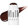 Milk Makeup Matte Bronzer, Spaced (Very Deep Bronze) - 0.19 oz - Cream Bronzer Stick - Buildable, Blendable Color - Matte Finish - 1,000+ Swipes Per Stick - Vegan, Cruelty Free