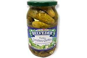 Belveder Pickles Cornichons-Gherkins 31.74 oz 900g, Vegan, Non-GMO, Gluten-Free Pack of 1