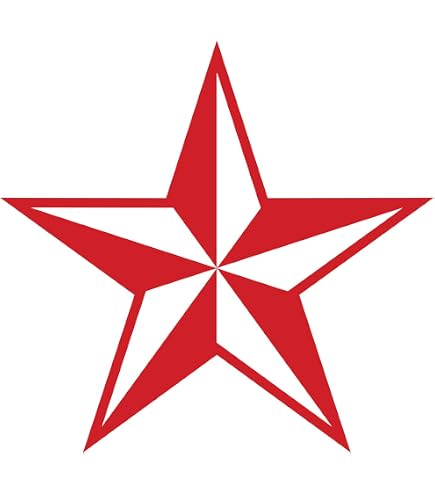 10cm Matte Red USA Star Car Bus Sticker Tattoo Adhesive Film 10cm Matte Red USA Star Car Bus Sticker Tattoo Adhesive Film