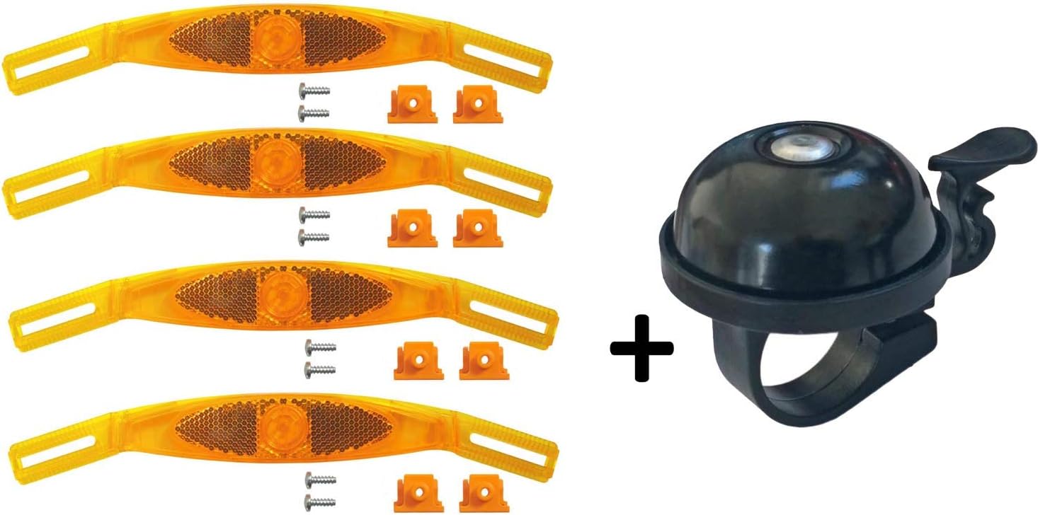 orange spoke reflectors