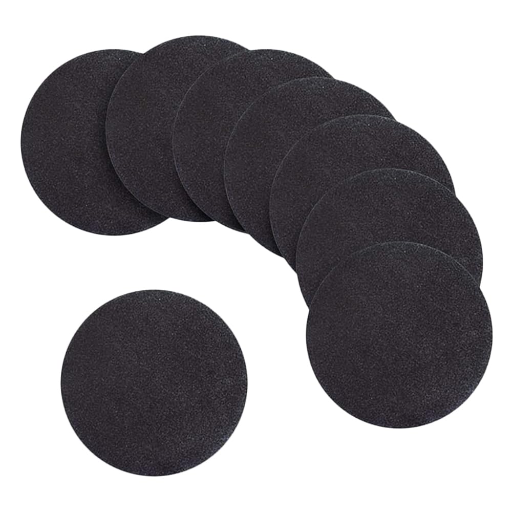 EXCEART Painting Cardboard Set - 8 Pcs Black Round Dotting Boards for Mandala Art Ideal for Painting and Drawing Projects - 17Cm Diameter