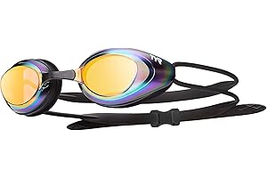 TYR Blackhawk Racing Swim Goggles - Adult Swimming Goggles for Men and Women - Anti-Fog, UVA/UVB Protection, Watertight