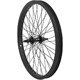 cubsala BMX Wheel 20 x 1.75 48H, Front and Rear Wheel with Single Speed Freewheel and Aluminium Rim, Black