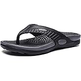 Wang Damai Acupressure Massage Slippers for Plantar Fasciitis, Arthritis Neuropathy Pain Relief Non-Slip Massage Sandals, Arch Support Flip Flops for Women and Men